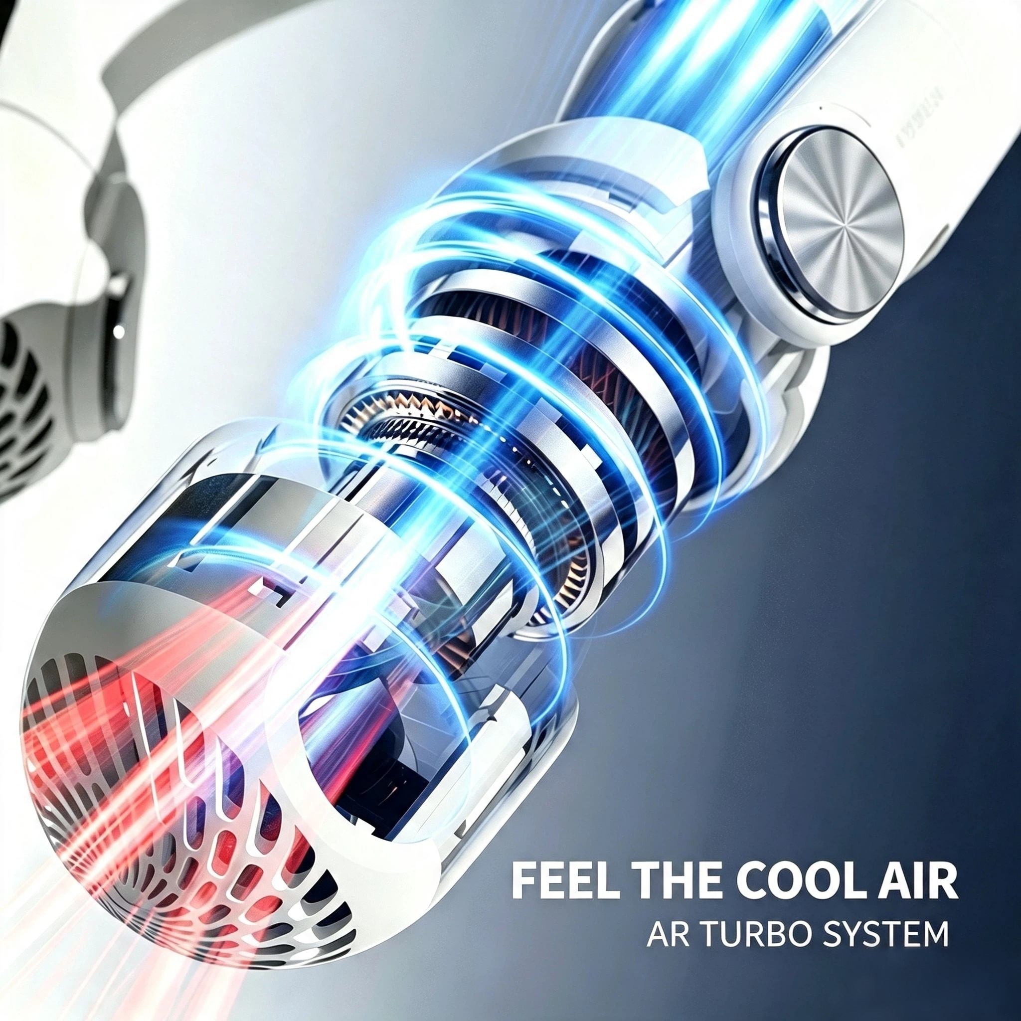 Cooling Neck Fan | Ultra-Light 146g Foldable USB Rechargeable Fan