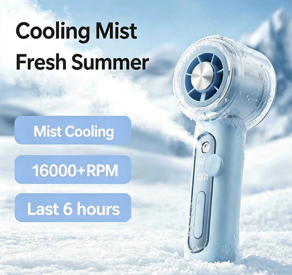 Portable Ice Mist Cooling fan